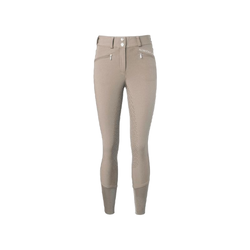 Mountain Horse - Damskie spodnie jeździeckie full grip Diana taupe | - Ohlala