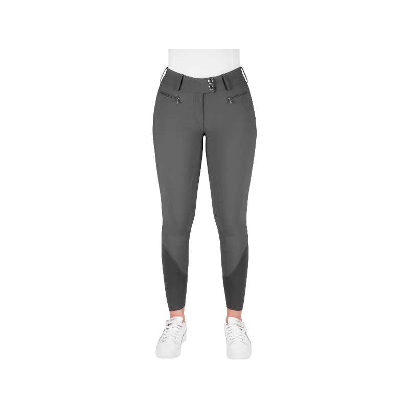 Equithème - Pantalon d'équitation femme Sally anthracite | - Ohlala