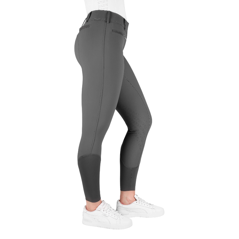Equithème - Women's Sally anthracite riding breeches | - Ohlala