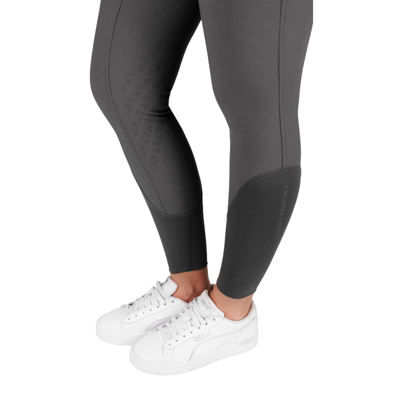 Equithème - Women's Sally anthracite riding breeches | - Ohlala