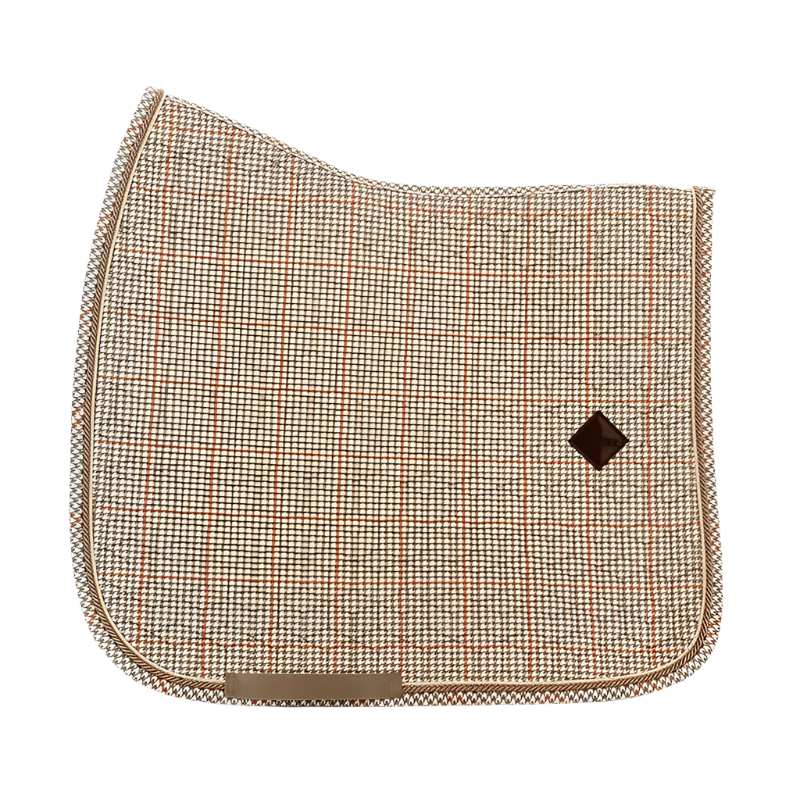 Kentucky Horsewear - Tapis de dressage Pied de Poule beige | - Ohlala