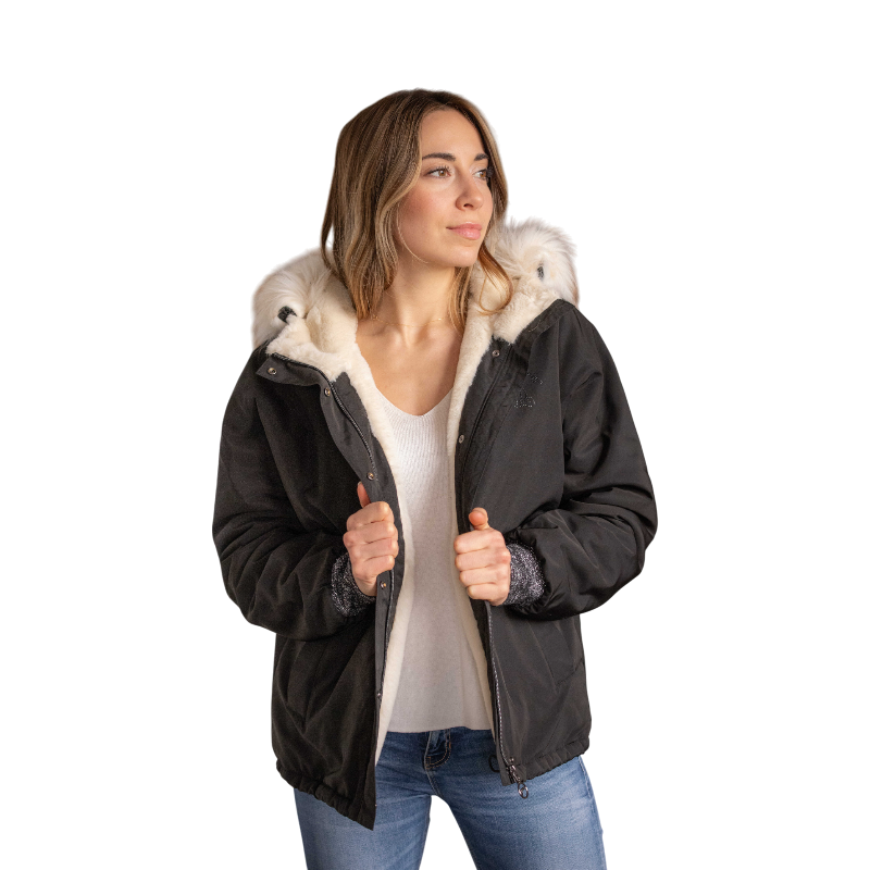 Pénélope - Women's jacket Aiko black | - Ohlala
