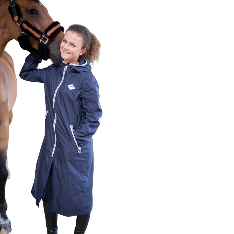 Pénélope - Blouson imperméable Rainday marine | - Ohlala