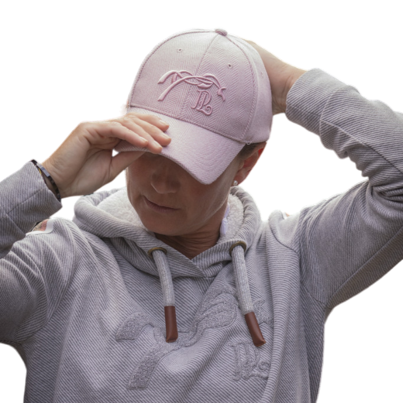Pénélope - Casquette Naomi Chevron rose