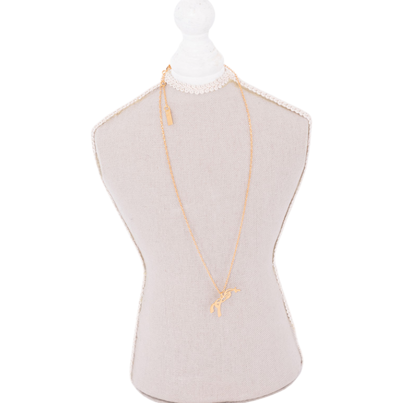 Pénélope - Collier Angèle doré | - Ohlala