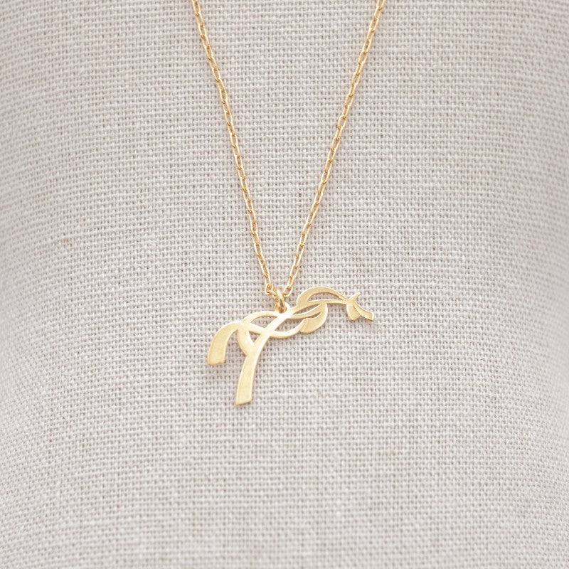 Pénélope - Collier Angèle doré | - Ohlala