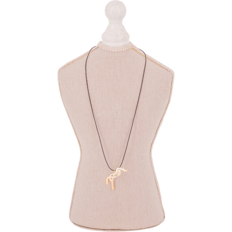 Pénélope - Collier Équestre doré | - Ohlala