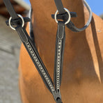 Pénélope - Black saddler stitch martingale arrow | - Ohlala