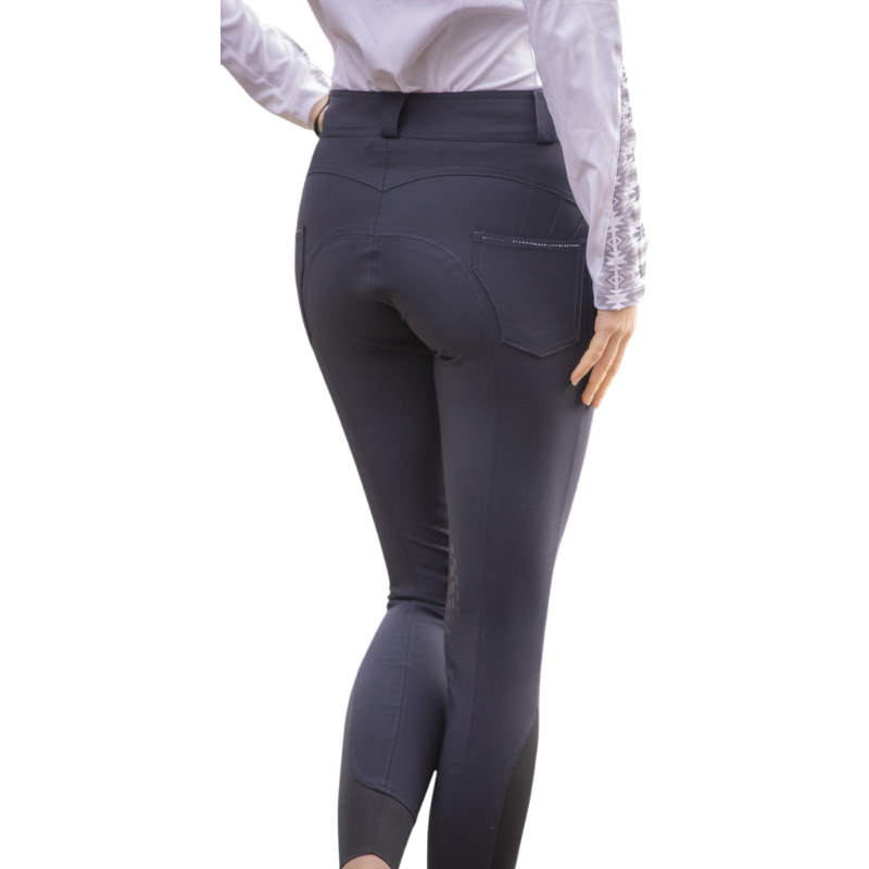 Pénélope - Pantalon d'équitation femme Fun Stone marine | - Ohlala