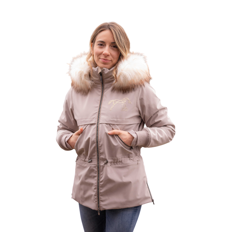 Pénélope - Parka mujer Steppy taupe | - Ohlala