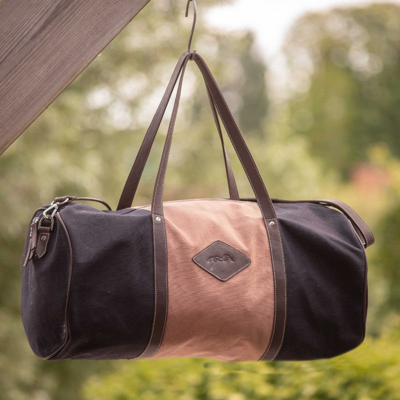 Pénélope - Borsa Canvas Bowl rosa/nero | - Ohlala