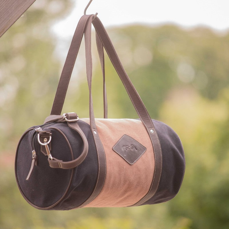 Pénélope - Borsa Canvas Bowl rosa/nero | - Ohlala