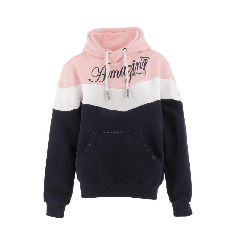 Pénélope - Artémis sweatshirt navy/ white/ pink | - Ohlala