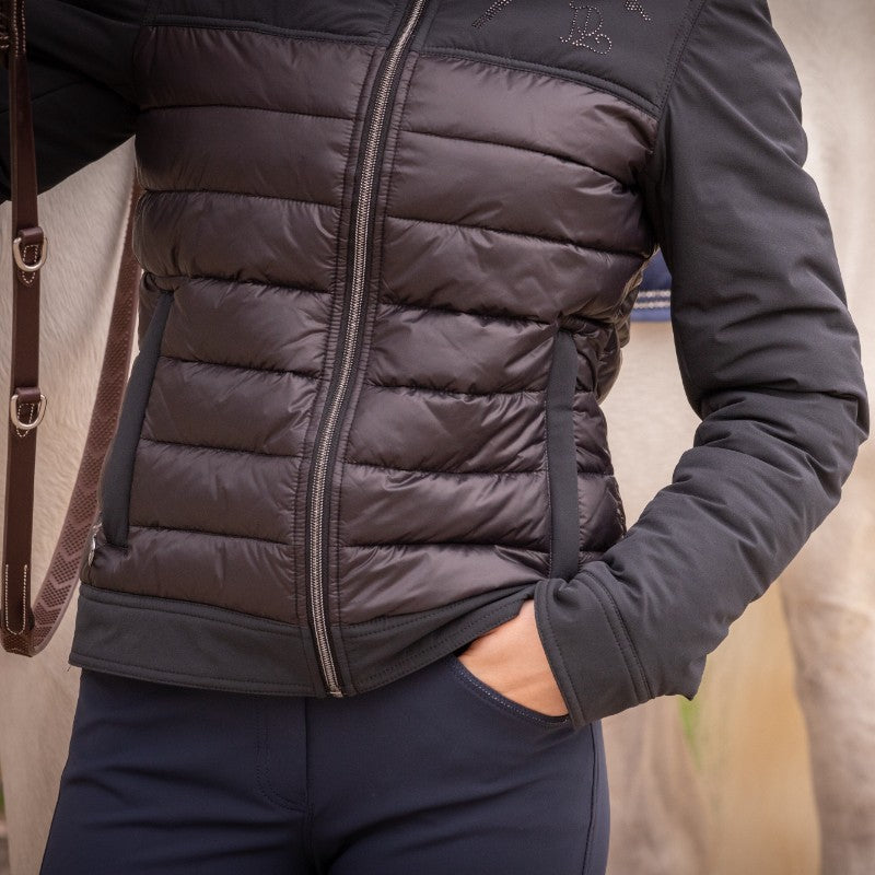 Pénélope - Veste femme Edelweiss noir | - Ohlala