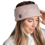Pénélope - Gestricktes Damen-Stirnband Mel beige | - Ohlala