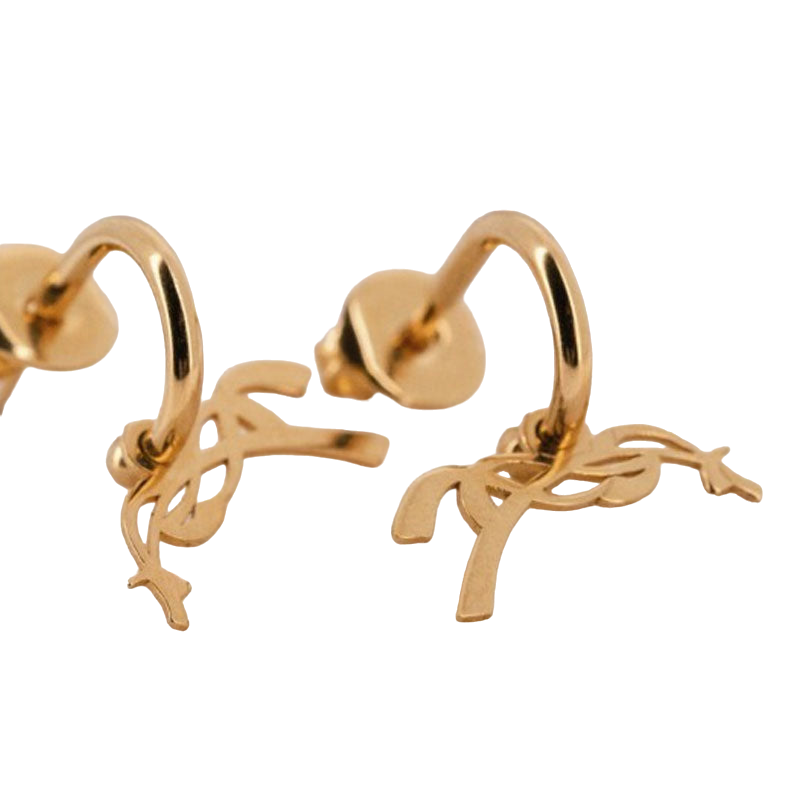 Pénélope - Boucles d'oreilles créoles Léonie doré | - Ohlala