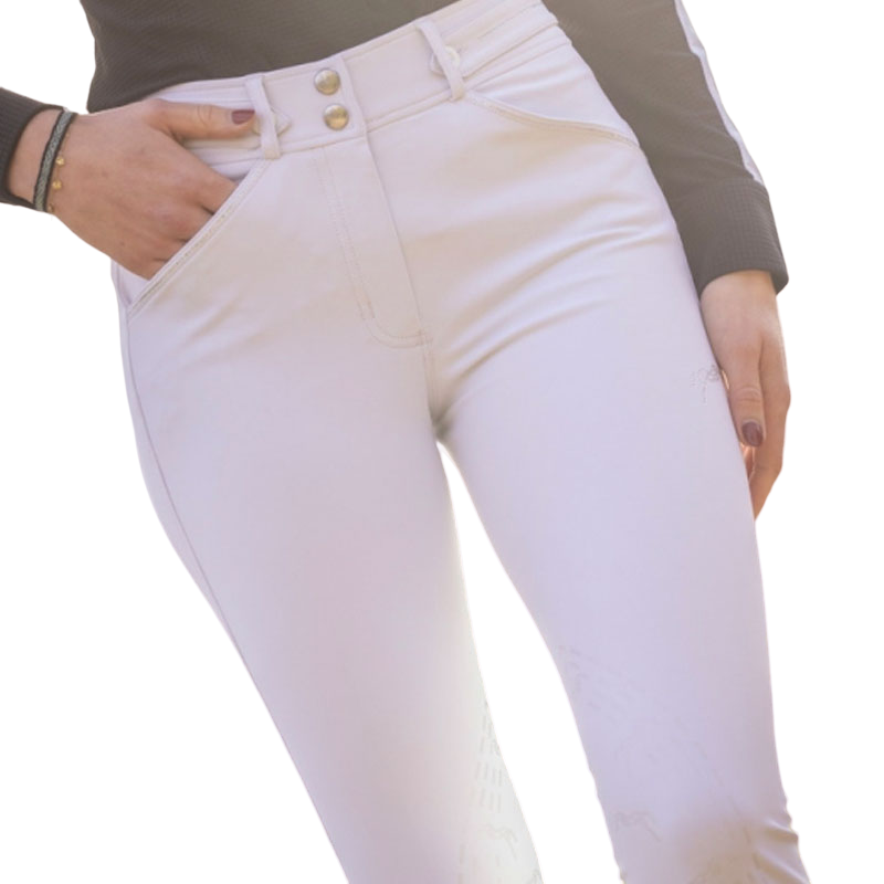 Pénélope Store - Élégance white girls' riding breeches | - Ohlala