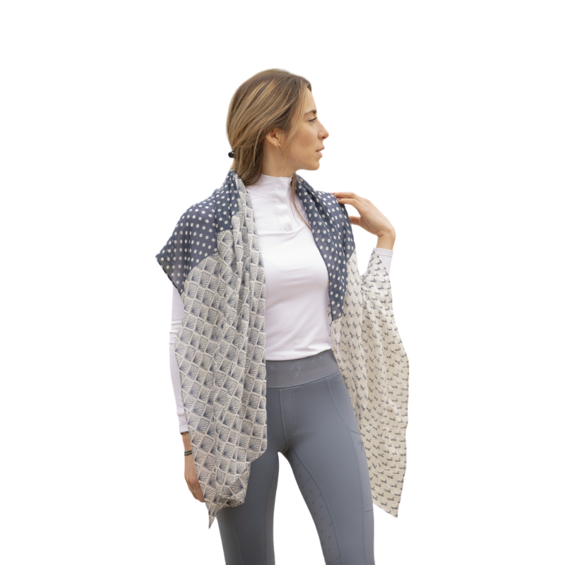 Pénélope Store - Etola Alix szara i ecru | - Ohlala