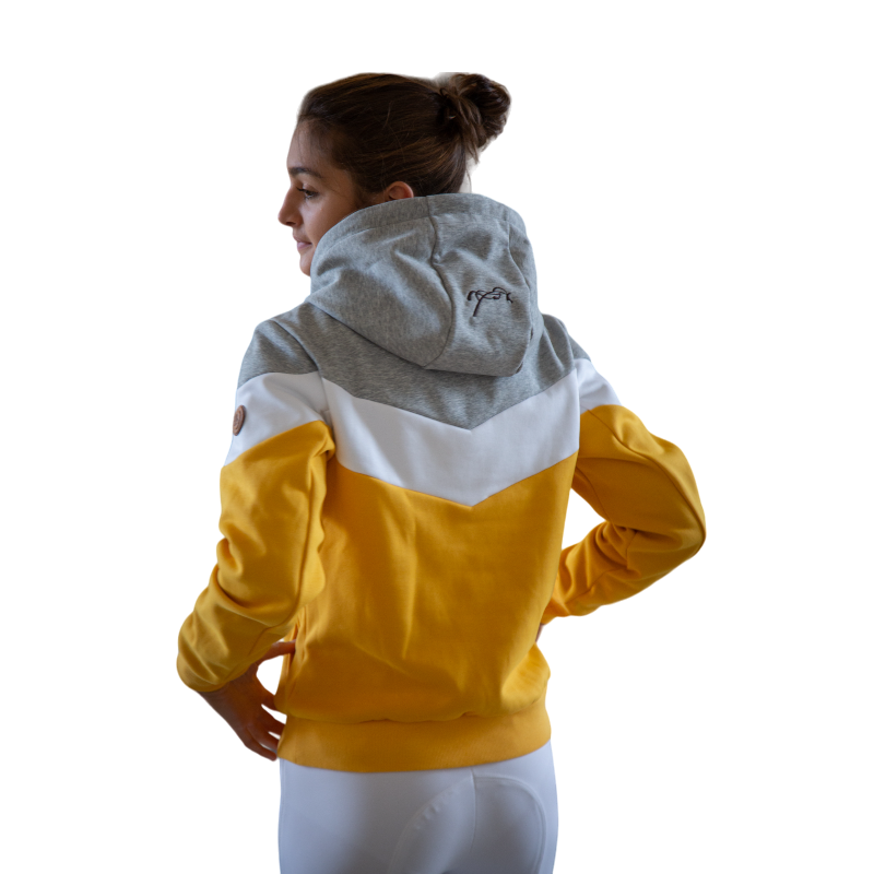 Pénélope - Felpa Artémis giallo/ bianco/ grigio | - Ohlala