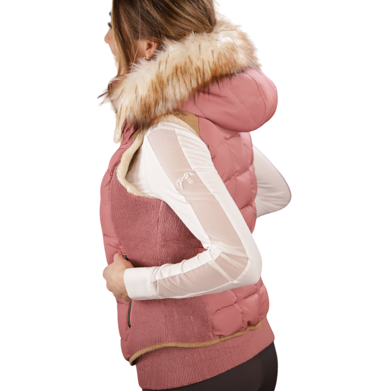 Pénélope - Ärmellose Steppjacke Newroge Damen altrosa | - Ohlala