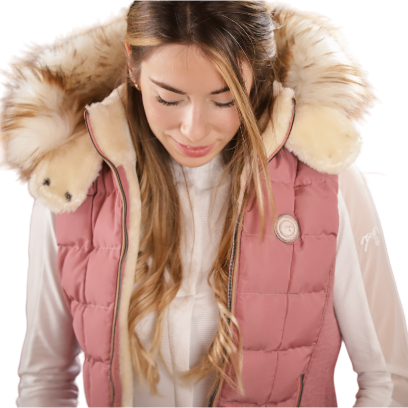 Pénélope - Ärmellose Steppjacke Newroge Damen altrosa | - Ohlala