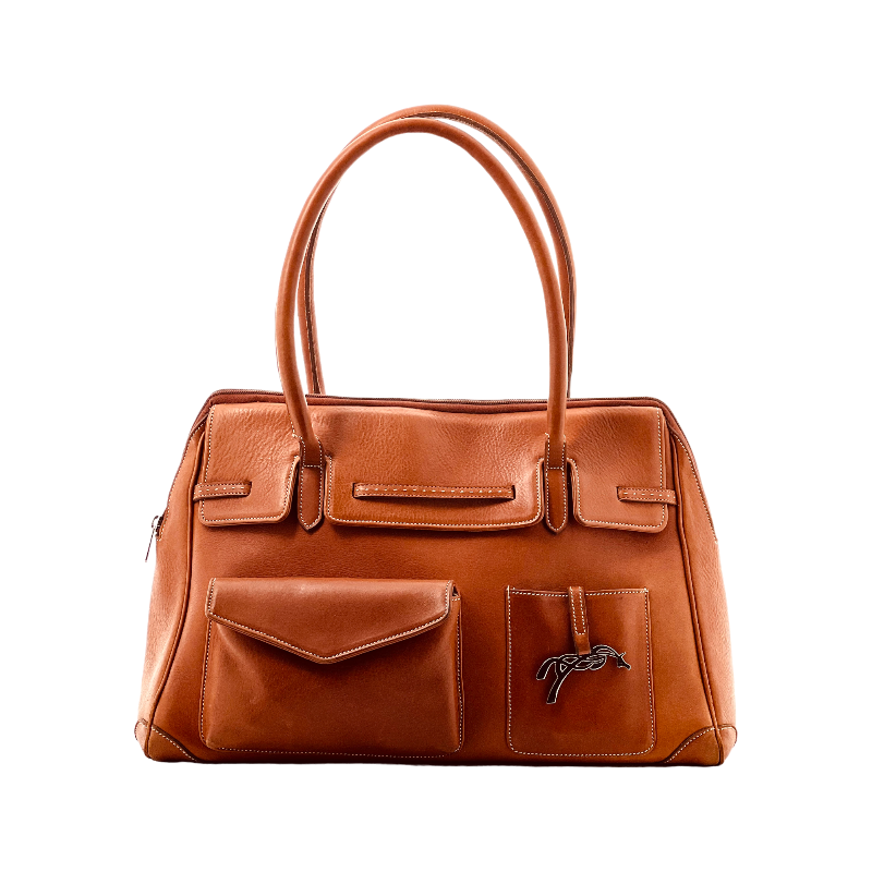 Pénélope - Maelys Tasche großes Modell cognac | - Ohlala