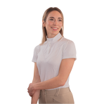 Pénélope Store - Polo da concorso manica corta donna Las Honey bianco | - Ohlala