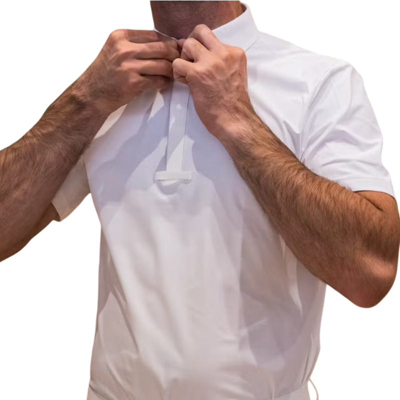 Kentucky Horsewear - Polo da concorso manica corta uomo Classic bianco | - Ohlala