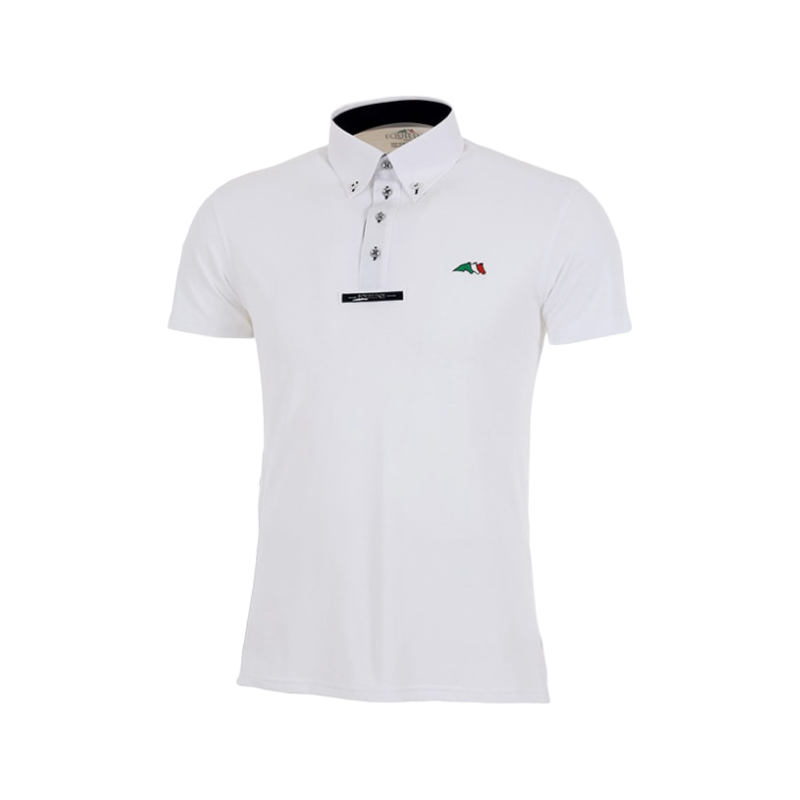 Equiline - Fox short-sleeve competition polo | - Ohlala