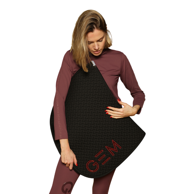 GEM - Women's long sleeve polo Chichi wine | - Ohlala