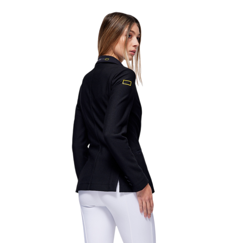 RG Italy - Giacca da concorso donna Jersey Mesh Zip nero | - Ohlala