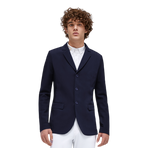 RG Italy - Giacca da concorso uomo Jersey Mesh blu navy | - Ohlala