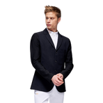 RG Italy - Giacca da concorso uomo Jersey Mesh nera | - Ohlala