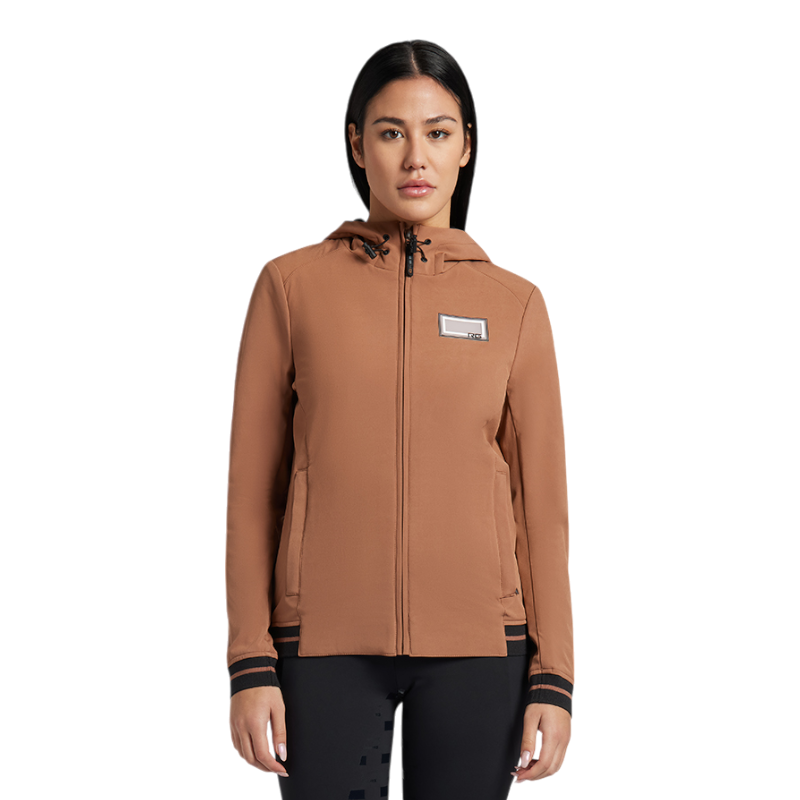 RG Italy - Veste manches longues femme RG Hooded Softshell marron | - Ohlala
