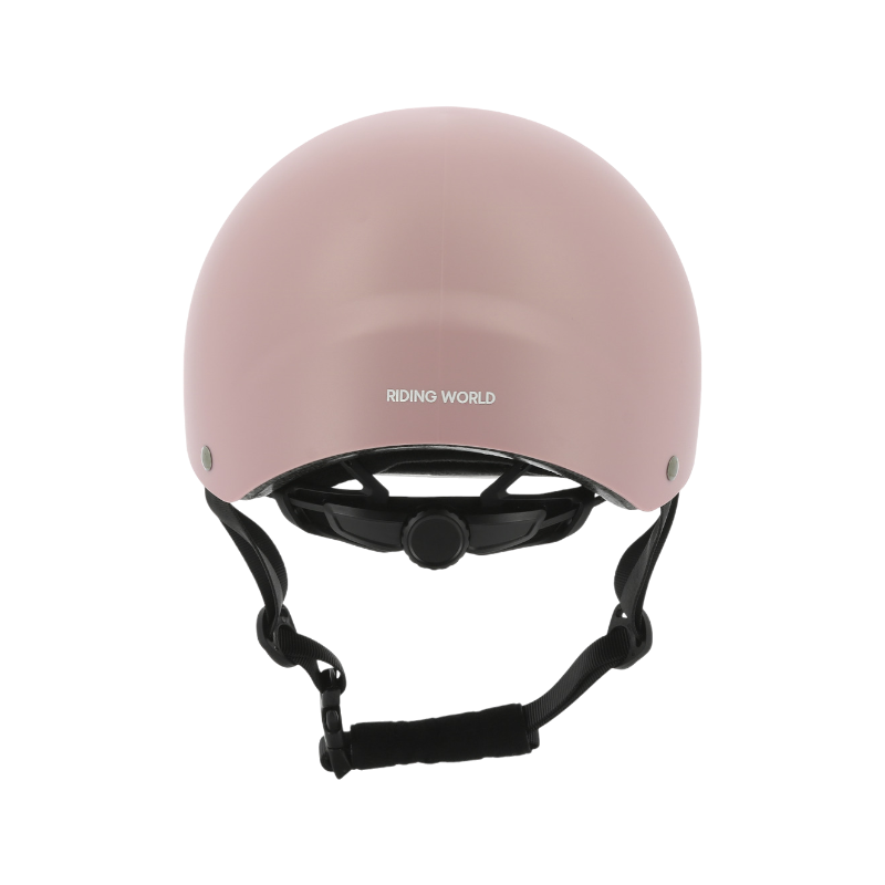 Riding World - Windy matte rose riding helmet | - Ohlala