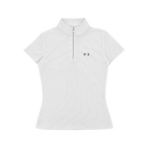 Riding World - Roxane White Short Sleeve Competition Polo Women | - Ohlala