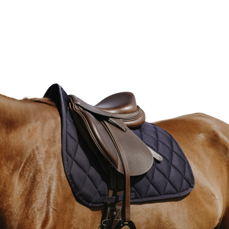 Riding World - School navy saddle pad | - Ohlala