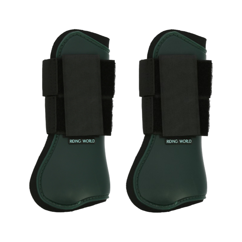 Riding World - Beenbeschermers donkergroen x2 | - Ohlala