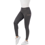 Riding World - Agadir grey children's riding leggings | - Ohlala