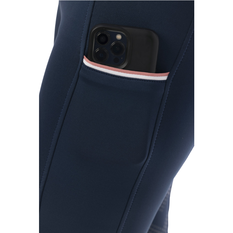 Riding World - Children's riding legging agadir navy | - Ohlala