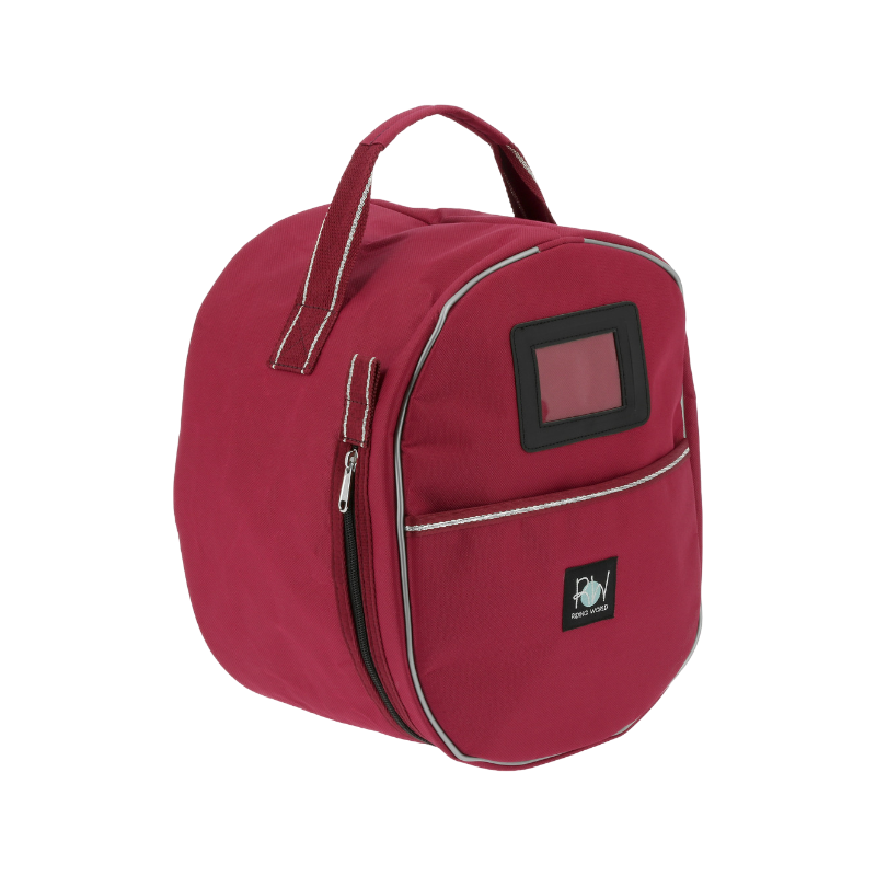 Riding World - Sac à bombe bordeaux | - Ohlala