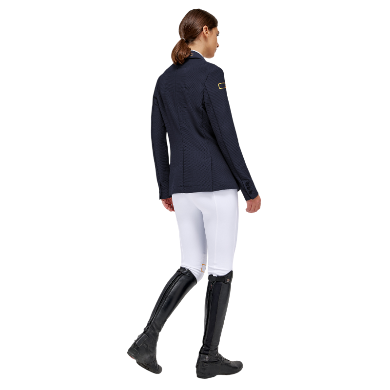 RG Italy - Women's show jacket Jersey Mesh Zip navy | - Ohlala