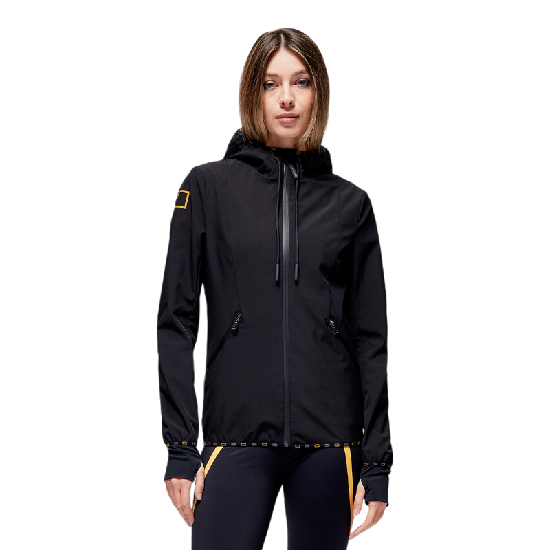 RG Italy - Giacca maniche lunghe donna Jersey Softshell nera | - Ohlala