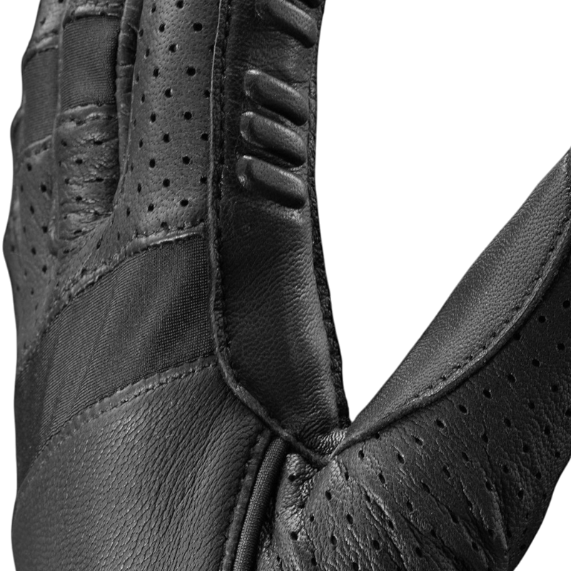 Racer - Gants d'équitation compétition cuir Ambition noir | - Ohlala