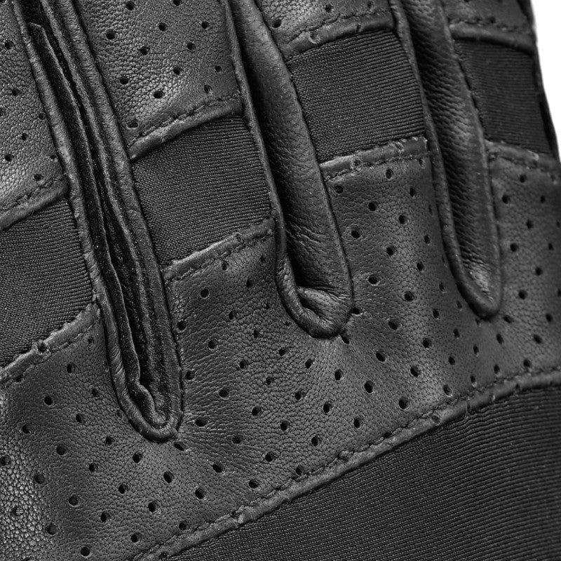 Racer - Ambition black leather competition riding gloves | - Ohlala