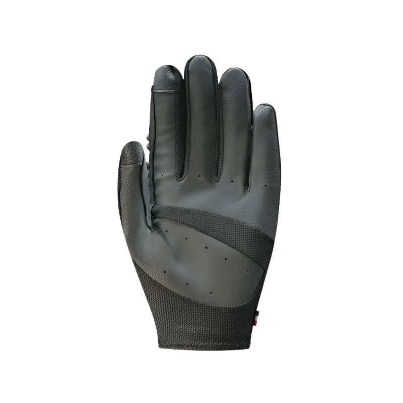 Racer - Black Mesh Sensation Riding Gloves | - Ohlala
