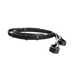 Canter - Horse fabric reins with stoppers 19mm Black | - Ohlala