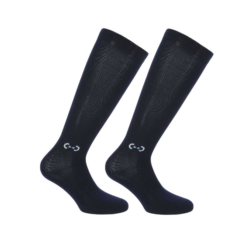 Riding World - Jody Navy Equestrian Socks (x3) | - Ohlala