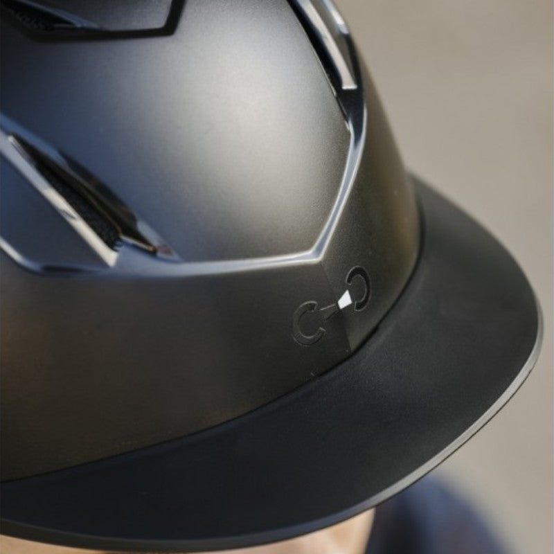 Riding World - Casque d'équitation Topy noir mat | - Ohlala
