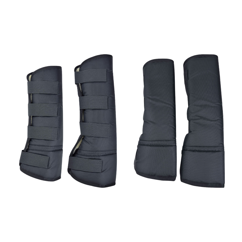 Riding World - Guêtres de transport basses marine x4 | - Ohlala